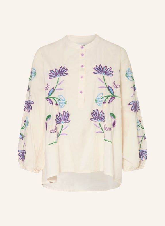 lollys laundry Blouse FAITHLL BLANC / LILAS / VERT
