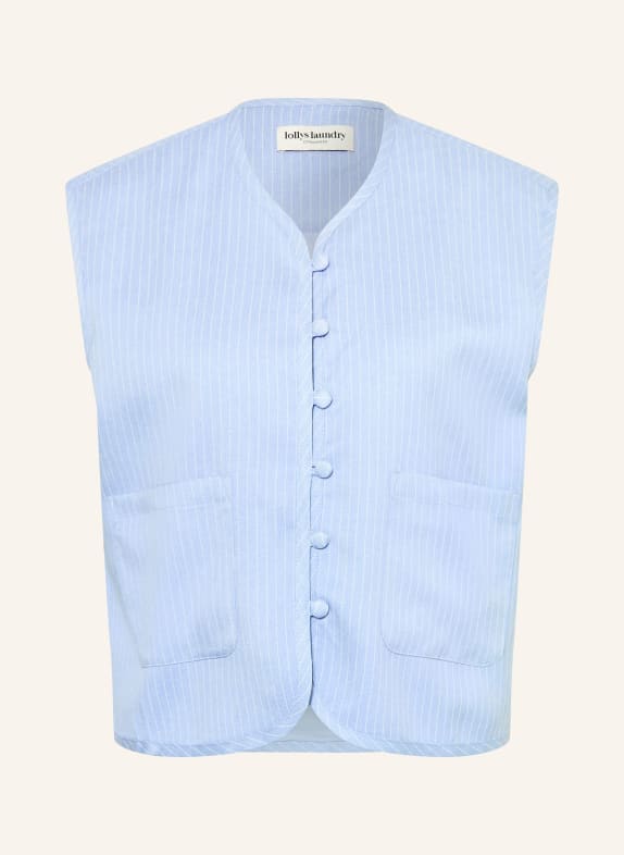 lollys laundry Vest ABBEYLL LICHTBLAUW / WIT