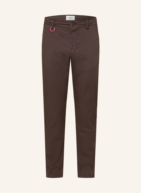 JOOP! JEANS Chino MAXTON o nowoczesnym kroju CIEMNOBRĄZOWY