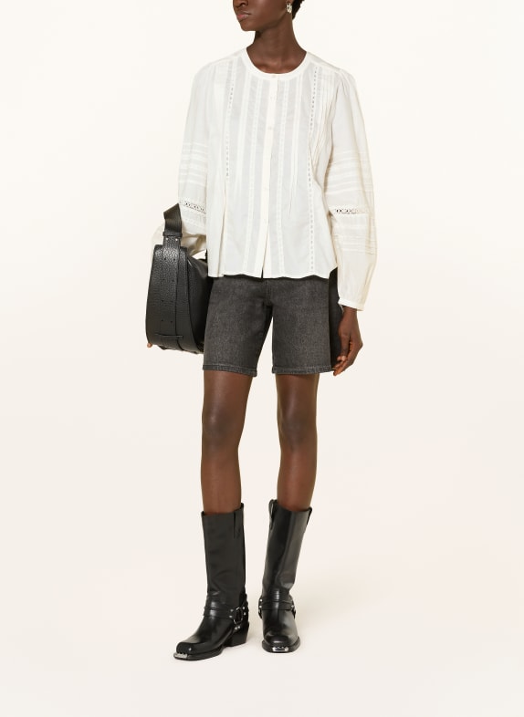 MOS MOSH Blouse MMADILA met kant ECRU