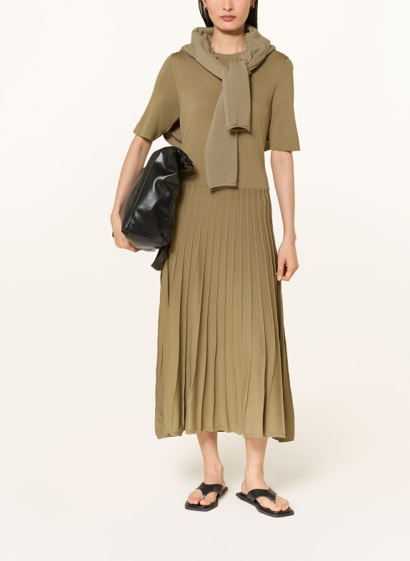 MAERZ MUENCHEN Strickkleid KHAKI