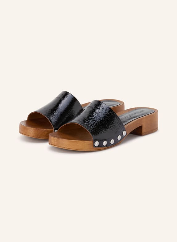 COPENHAGEN STUDIOS Mules CPH798 ZWART