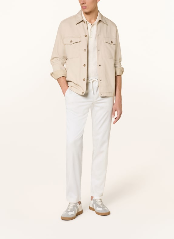 ALBERTO Chino JUMP Slim Fit CRÈME / LICHTBLAUW