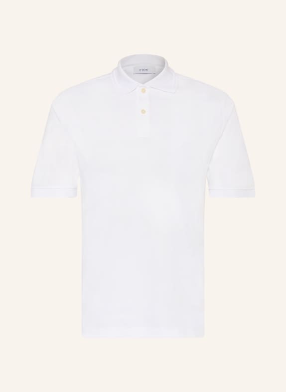 ETON Polo en jersey BLANC