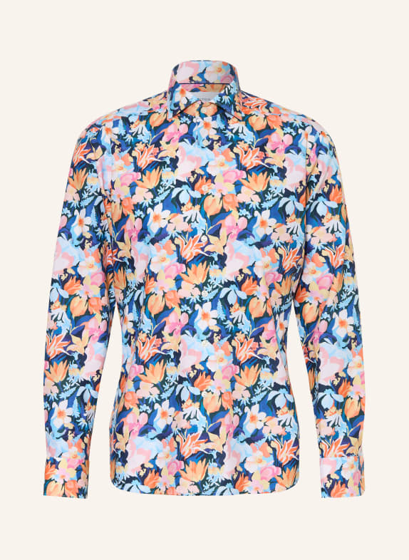 ETON Slim fit shirt BLUE / ORANGE / YELLOW