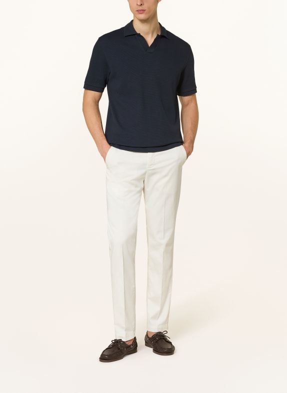 ETON Piqué poloshirt DONKERBLAUW