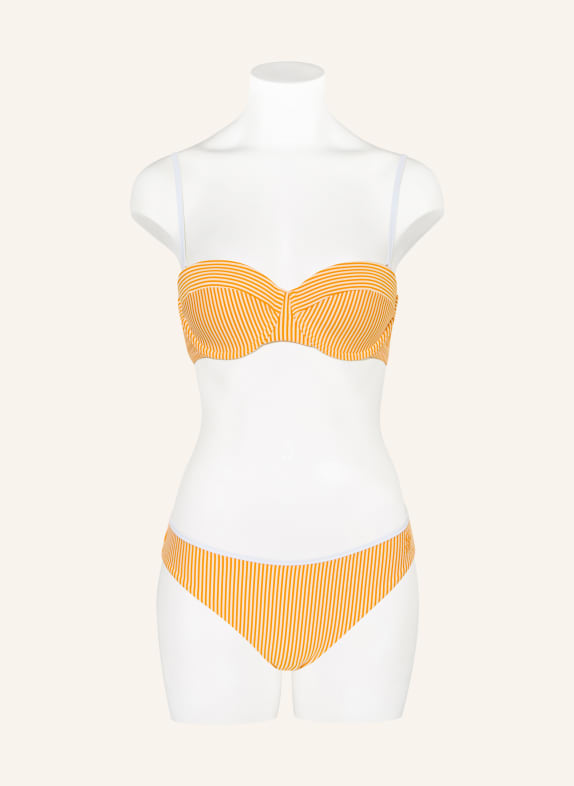 TOMMY HILFIGER Eenvoudig bikinibroekje ORANJE / WIT