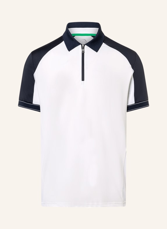 BOGNER Jersey-Poloshirt FABIUS WEISS / DUNKELBLAU