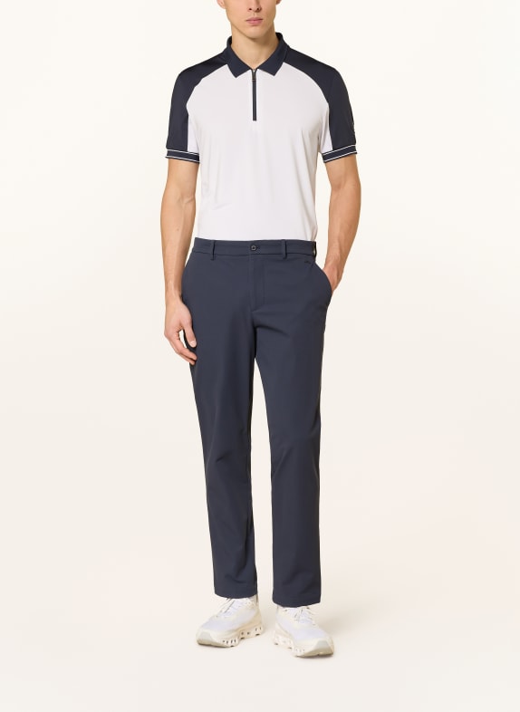 BOGNER Jersey poloshirt FABIUS WIT / DONKERBLAUW
