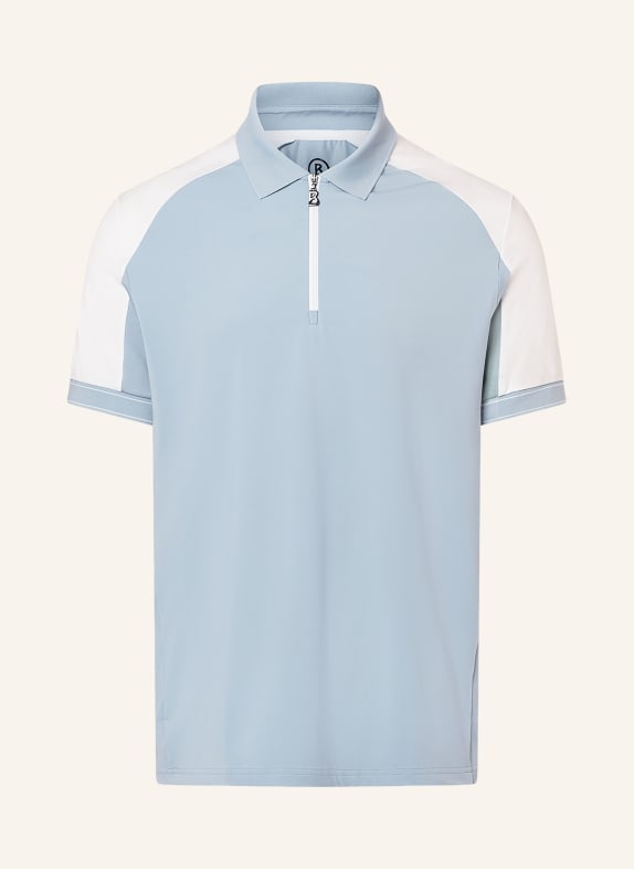 BOGNER Polo en jersey FABIUS BLEU CLAIR / BLANC