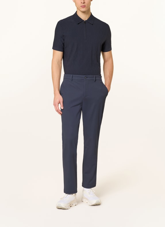 BOGNER Gebreid poloshirt MAXIM DONKERBLAUW