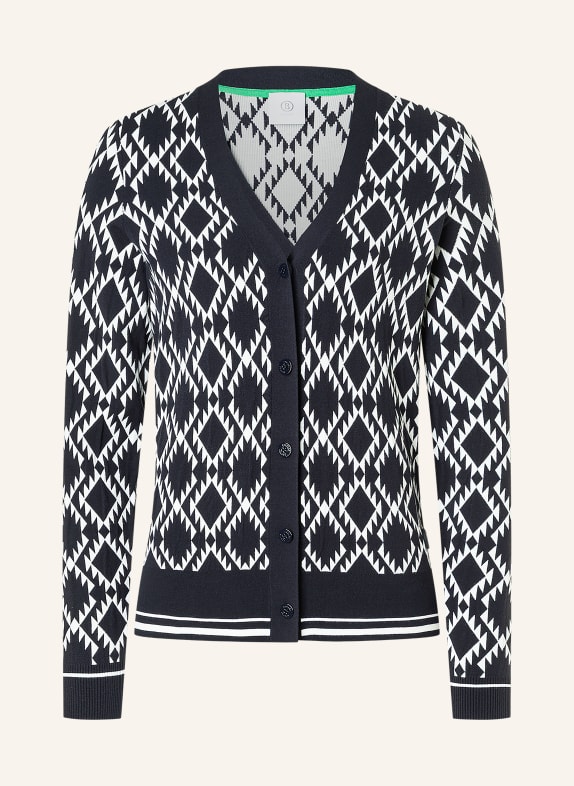BOGNER Strickjacke AMBER DUNKELBLAU / WEISS