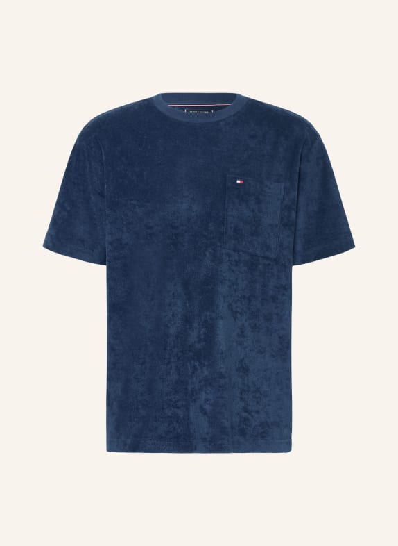 TOMMY HILFIGER Koszulka z frotte GRANATOWY