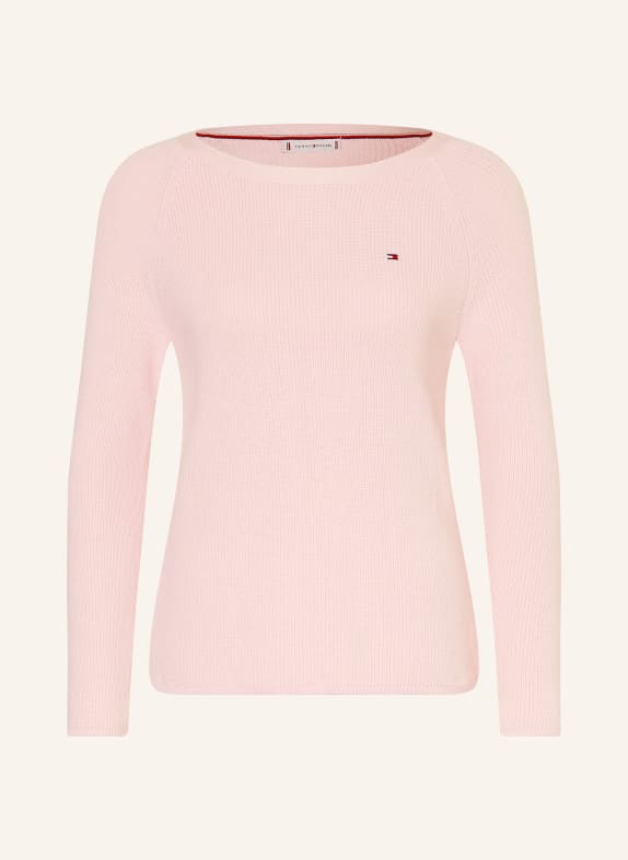 TOMMY HILFIGER Knitted sweater LIGHT PINK