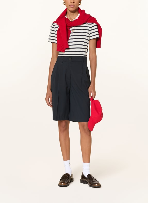 TOMMY HILFIGER Jersey-poloshirt CRÈME / DONKERBLAUW