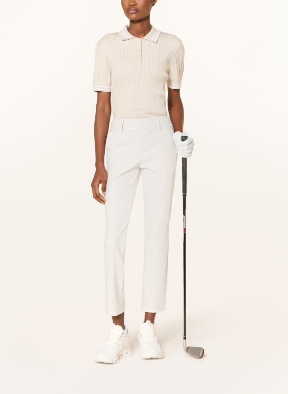 ALBERTO 7/8-golfbroek LUCY-CR - FX4 DRY COOLER® met sierstenen CRÈME