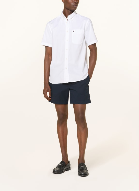 TOMMY HILFIGER Koszula z krótkim rękawem Regular Fit BIAŁY