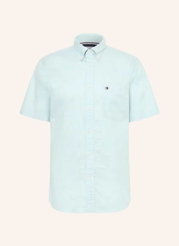 TOMMY HILFIGER Kurzarm-Hemd Regular Fit MINT