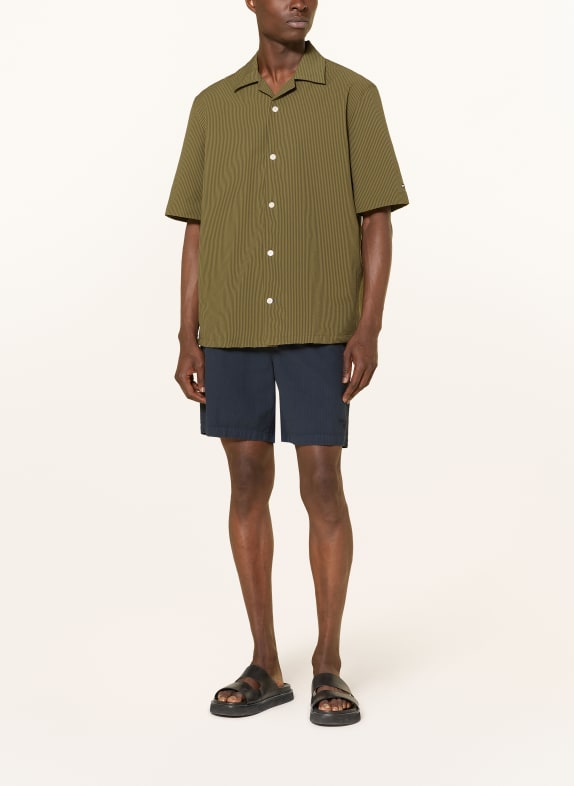 TOMMY HILFIGER Resorthemd Relaxed Fit OLIV / DUNKELGRÜN