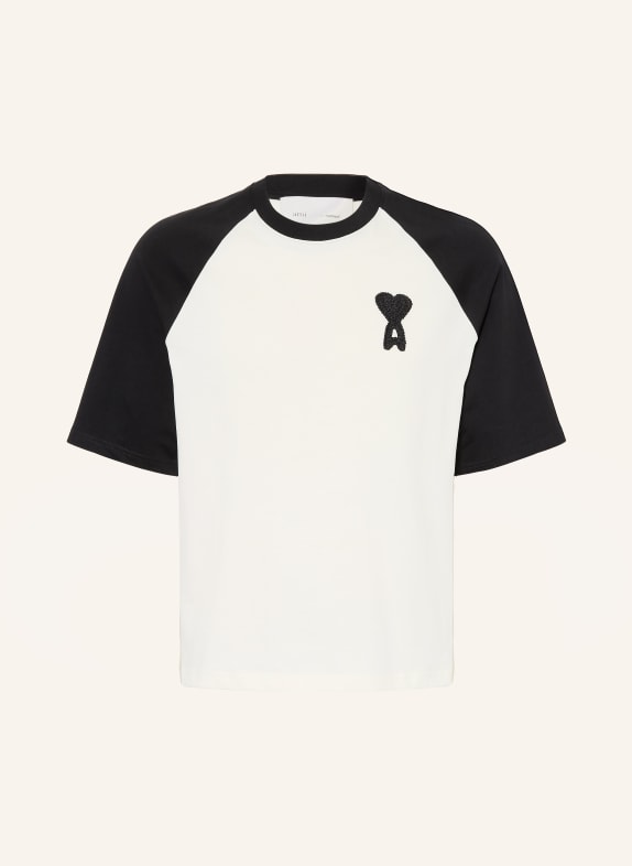 AMI PARIS T-Shirt WEISS / SCHWARZ