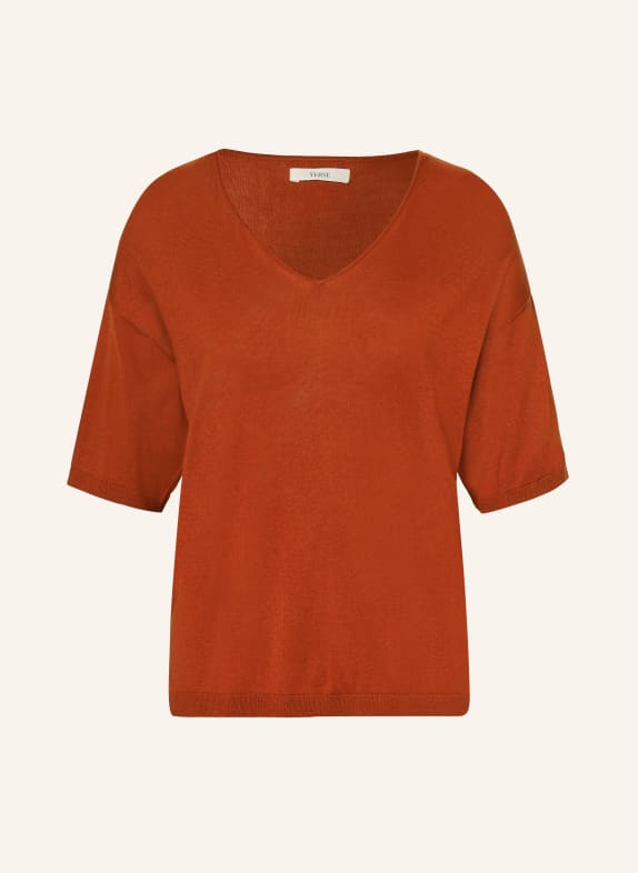 YERSE Pullover ALOE mit 3/4-Arm DUNKELORANGE