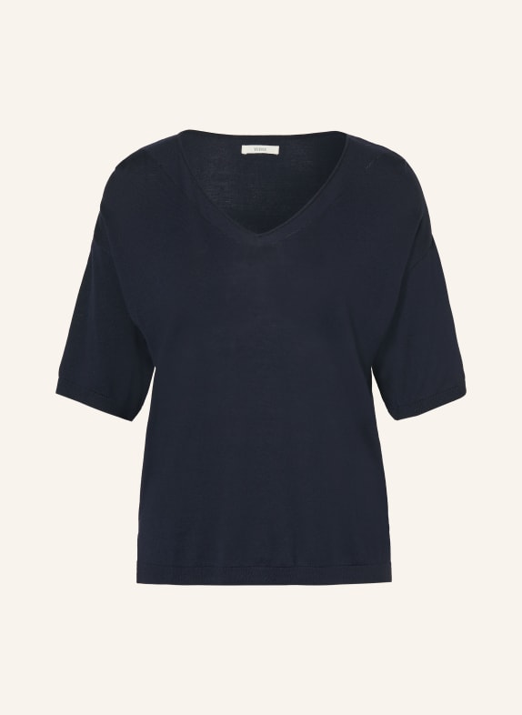 YERSE Pull ALOE à manches 3/4 BLEU FONCÉ