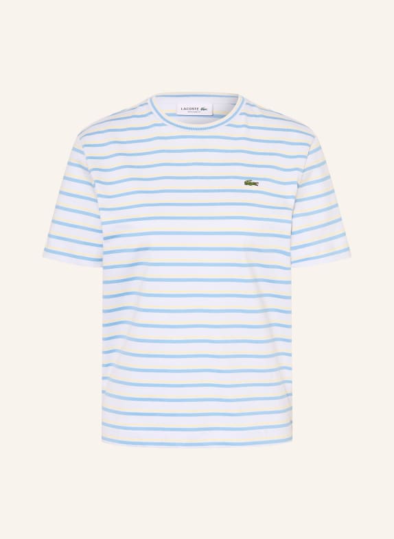 LACOSTE T-shirt BLEU CLAIR / JAUNE / BLEU