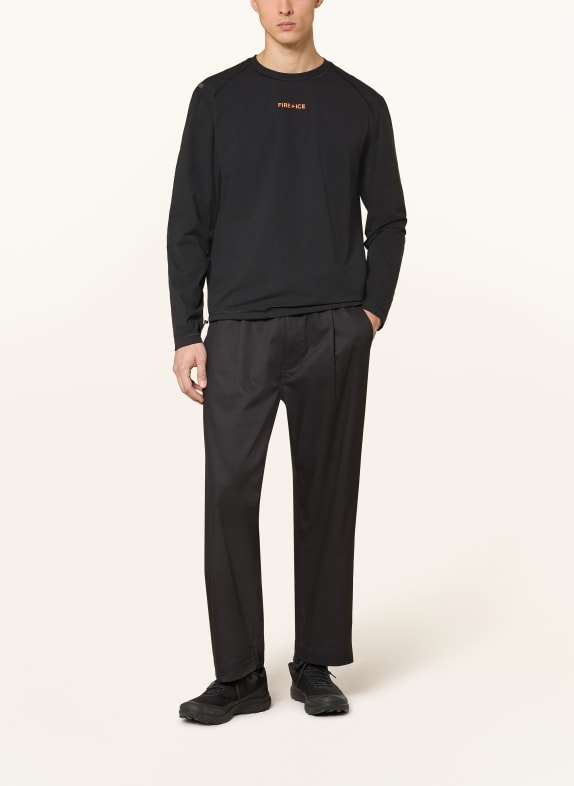 FIRE+ICE Functioneel shirt ALEJO ZWART