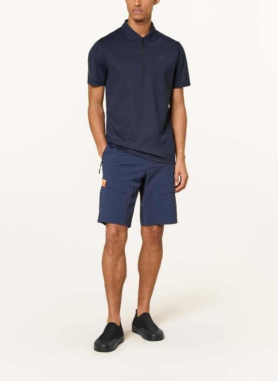 FIRE+ICE Jersey poloshirt MIKKA DONKERBLAUW