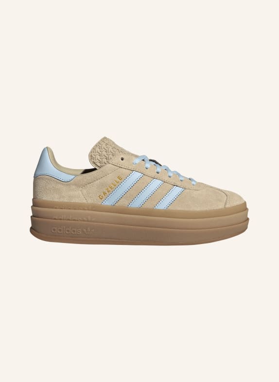 adidas Originals GAZELLE BOLD sneaker BEIGE / LIGHT BLUE