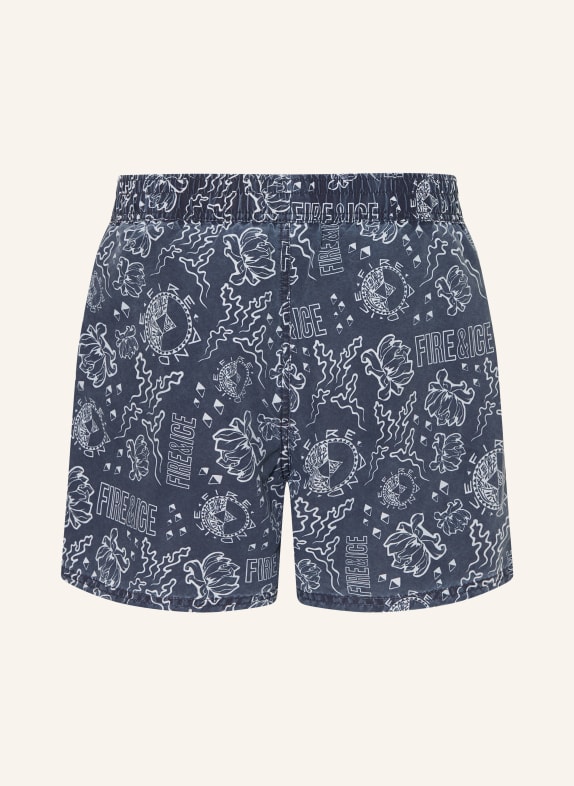 FIRE+ICE Zwemshort NELSON2 BLAUW / WIT