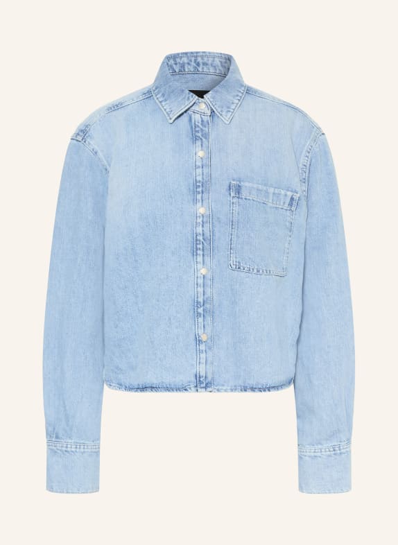 7 for all mankind Chemisier en jean IVY avec lin BLEU