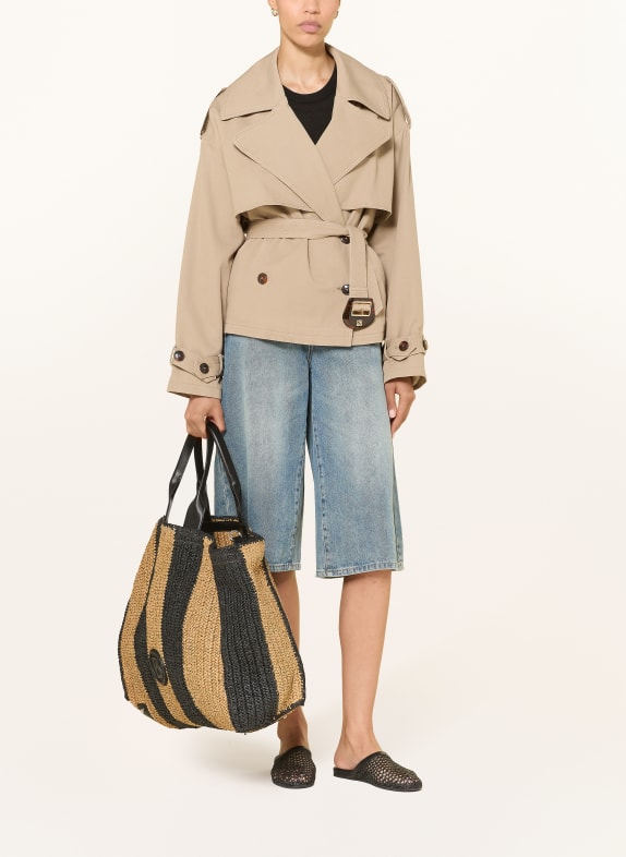 BOGNER AGNO FARRAH shopper med taske SORT / LYSEBRUN