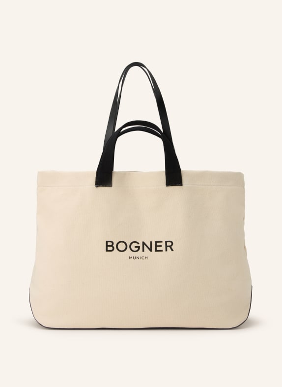BOGNER Shopper CURIO AMBRE CREME / SCHWARZ