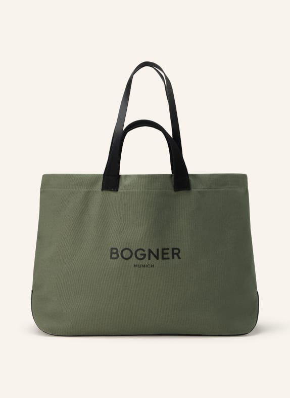 BOGNER Shopper CURIO AMBRE DUNKELGRÜN / SCHWARZ