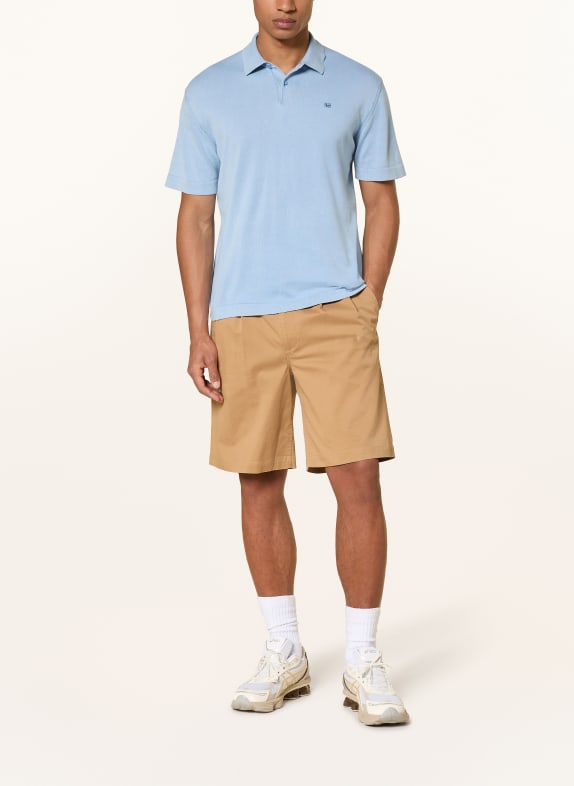 NAPAPIJRI Jersey poloshirt HUDSON LICHTBLAUW