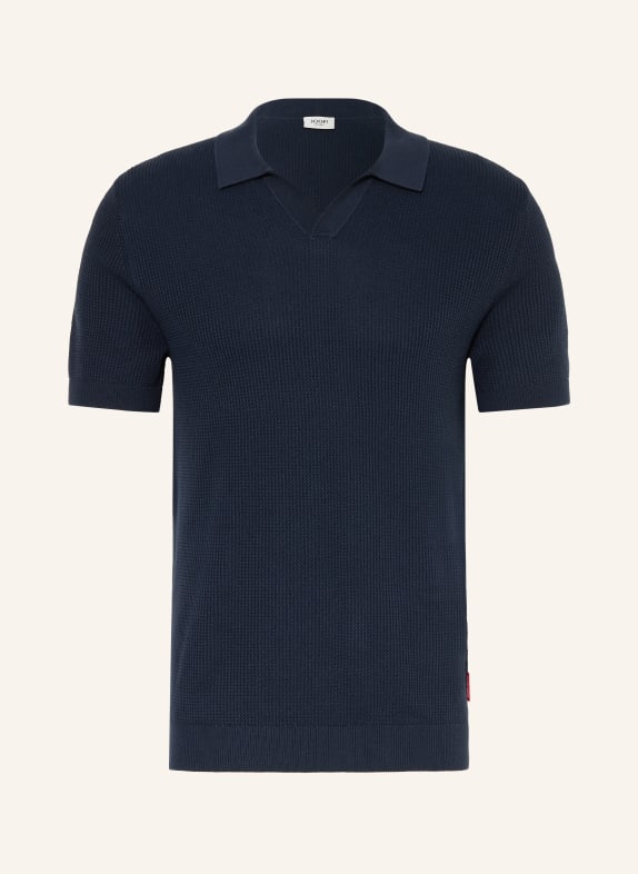 JOOP! JEANS Gebreid poloshirt ADRIANOR DONKERBLAUW