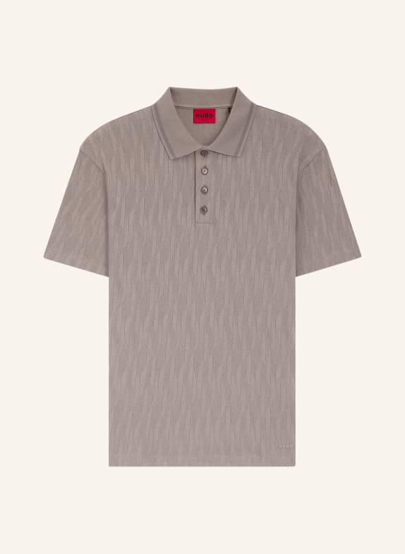 HUGO Polo en jersey DUNIK TAUPE