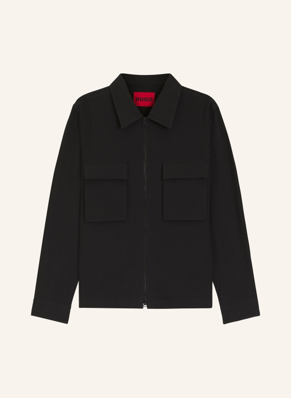 HUGO Overjacket ESELIO BLACK