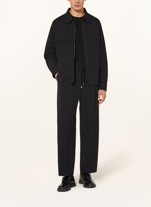 HUGO Kurtka Overjacket ESELIO CZARNY