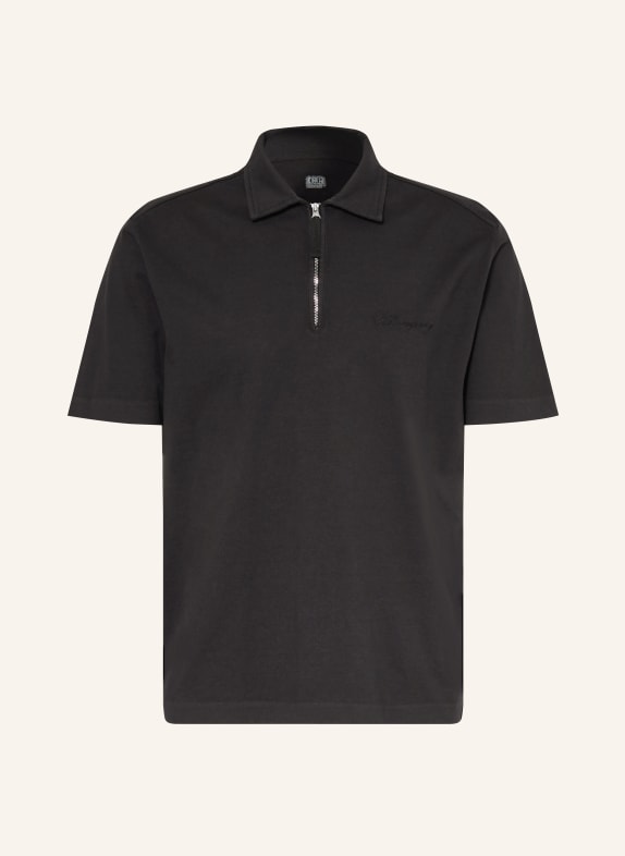 C.P. COMPANY Jersey polo shirt BLACK