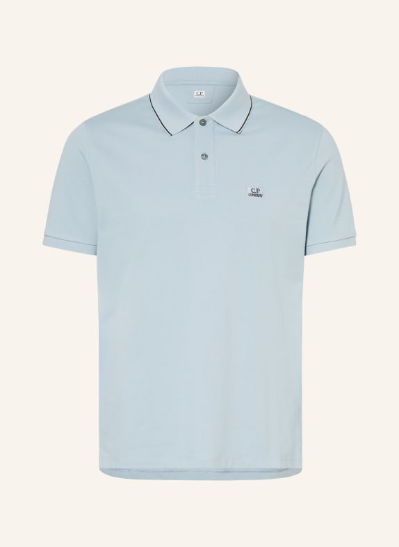 C.P. COMPANY Jersey-poloshirt LICHTBLAUW