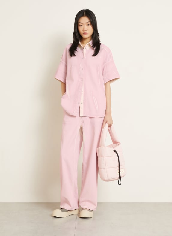 MARNI Wide Leg Jeans PRC13 PINK GUMMY