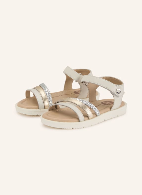 GIOSEPPO Sandalen BUKOBA BEIGE / SILBER / GOLD