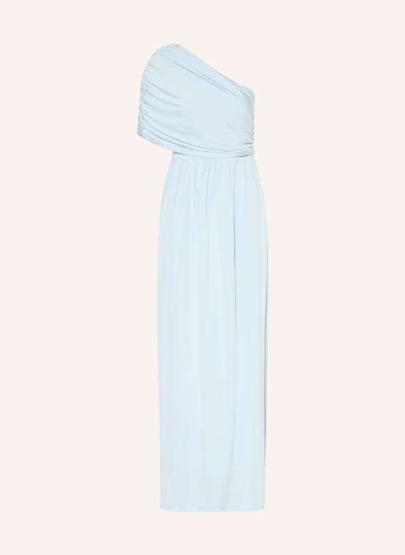 MALINA JENNICA-jurk met één schouder van jersey LICHTBLAUW