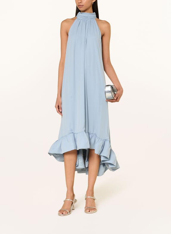 MALINA Kleid SABRINA mit Rüschen HELLBLAU