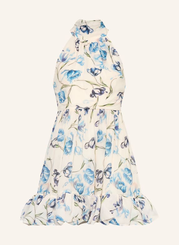 MALINA Cocktailjurk FERN CRÈME / GROEN / BLAUW