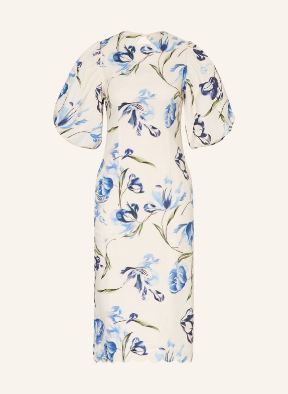 MALINA Sukienka VICTORIA KREMOWY / ZIELONY / NIEBIESKI