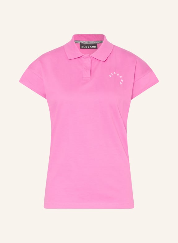 ELBSAND Piqué poloshirt TORVA NEONROZE