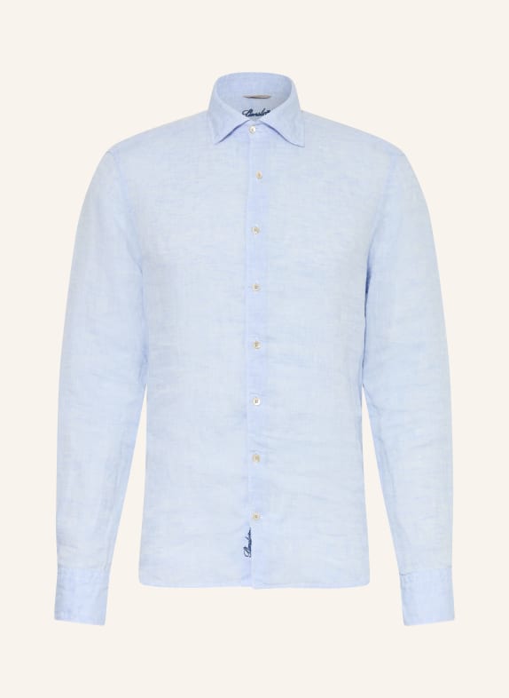 Stenströms Koszula lniana o kroju slimline JASNONIEBIESKI